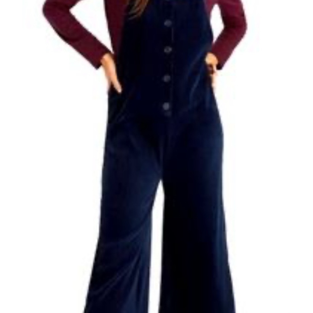 Madewell Black Jumpsuit Adjustable Straps Full-Length